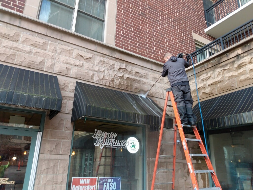 Awning Pressure washing Chicago